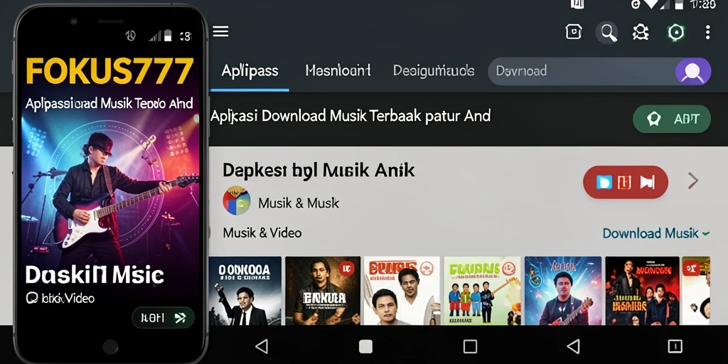 Antarmuka FOKUS777 yang intuitif untuk Download Musik.