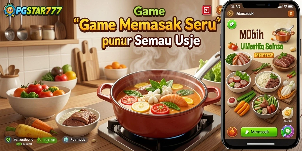Tampilan antarmuka dan fungsi Memasak yang menarik di PGSTAR777.