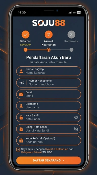 Panduan Mudah Daftar Akun Soju88 di Android